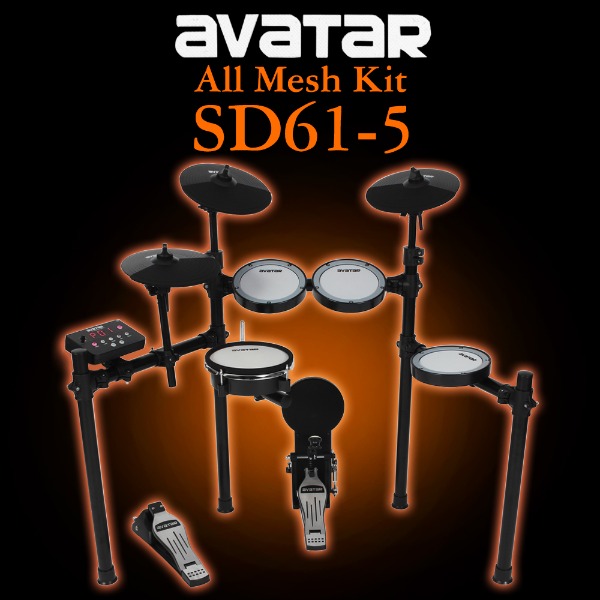 Avatar 아바타 올메쉬 전자드럼 (SD61-5)