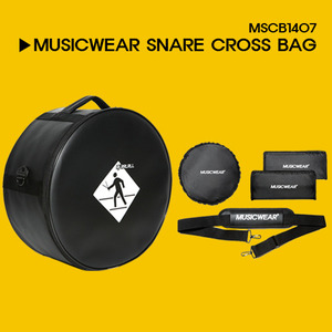 [NEW]MUSICWEAR Snare Cross Bag[MSCB1407]스네어가방(케이스) 두툼한 쿠션/ 측면포켓 / 뒷면포켓 / 4&quot;x13&quot;~7&quot;x14&quot; 수납가능!! / 내부파티션쿠션 포함